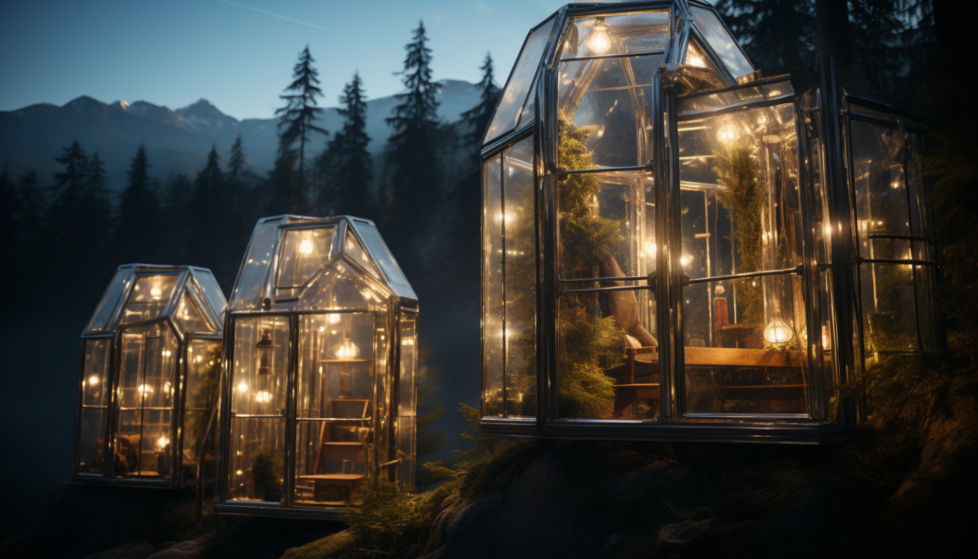 Experiencia única: dormir bajo las estrellas en cabañas transparentes